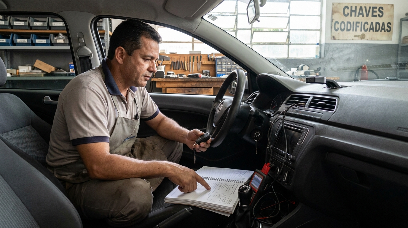 Chave Codificada profissional no Brandalise, Caxias do Sul‑RS