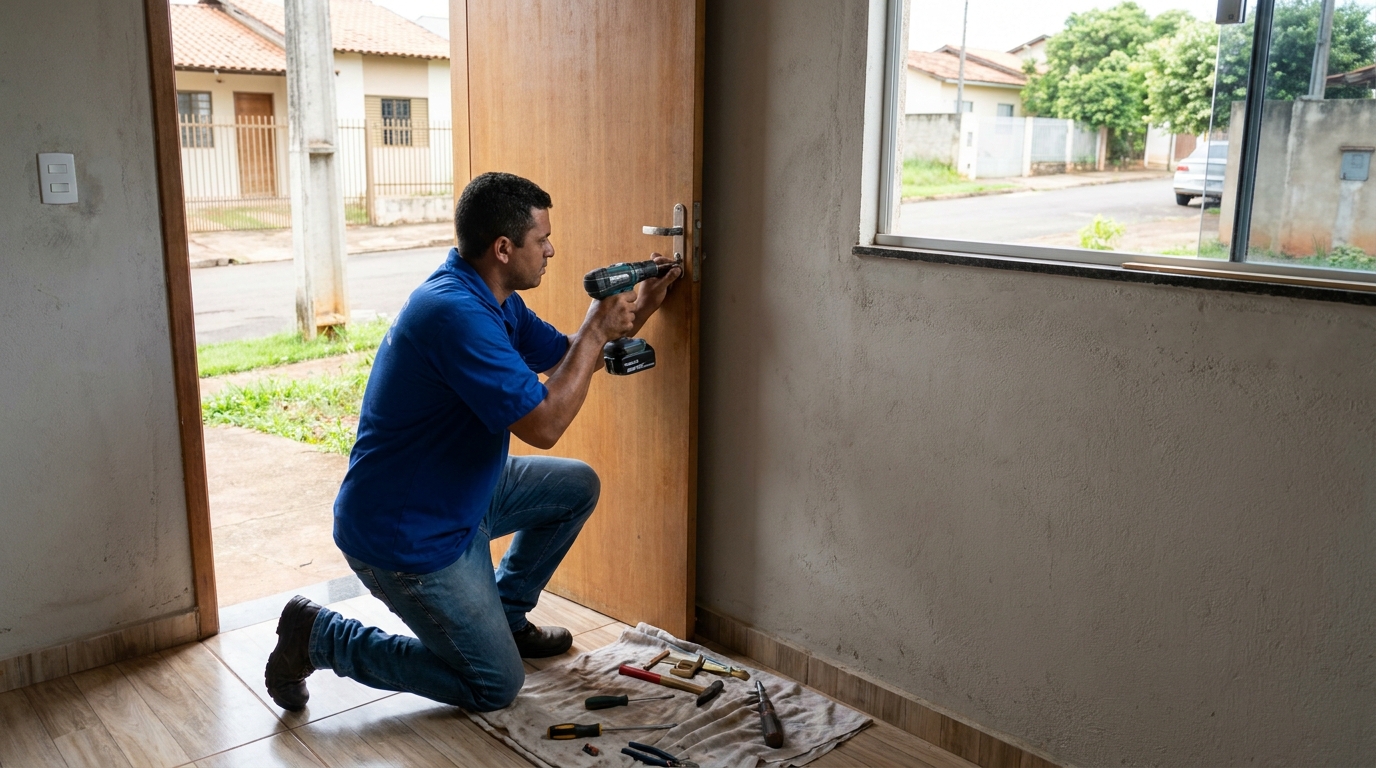 Instalação de Fechadura Residencial profissional no Centro, Caxias do Sul‑RS