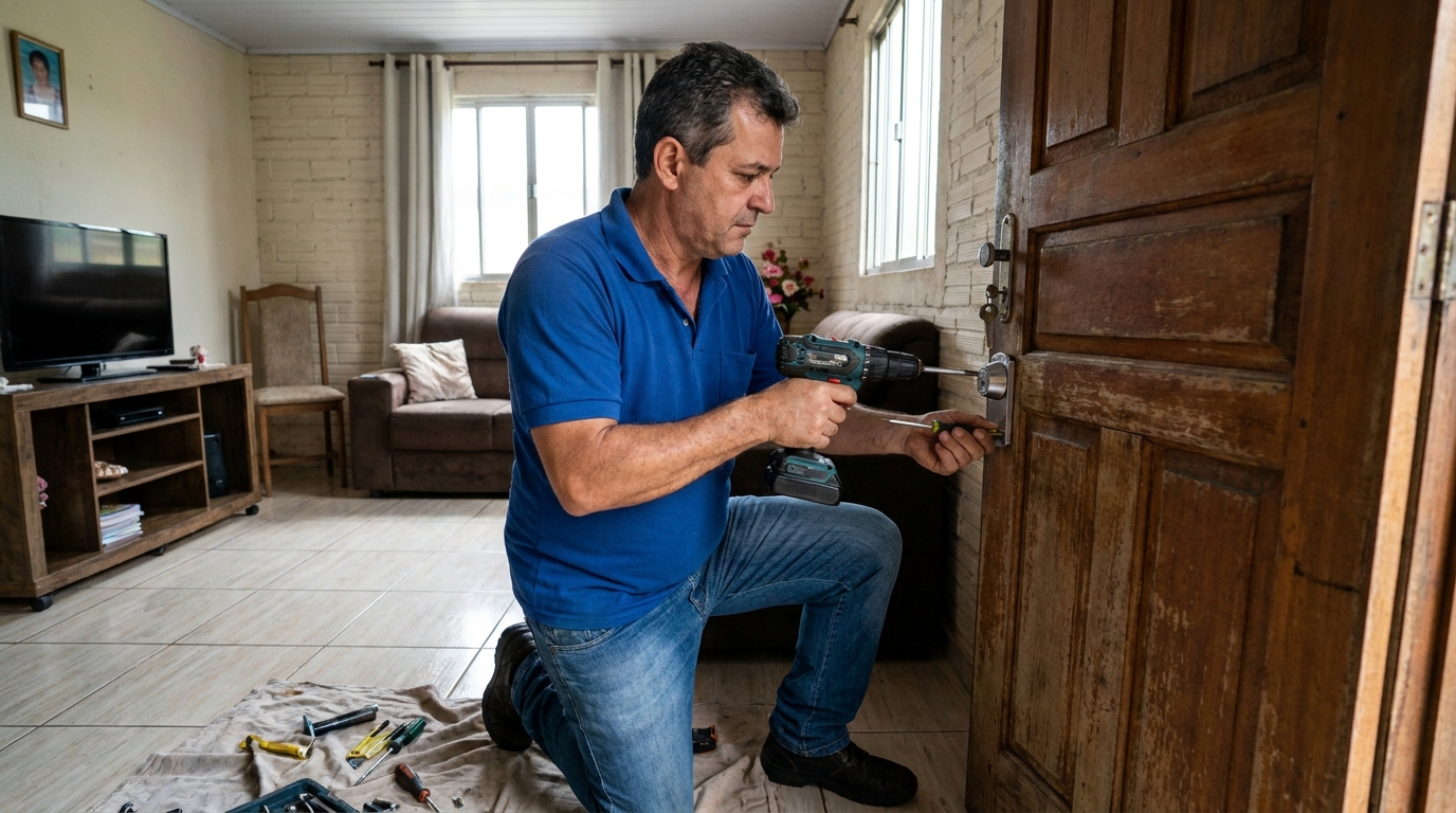 Serviço de Instalação de Fechadura Residencial no Centro, Caxias do Sul‑RS