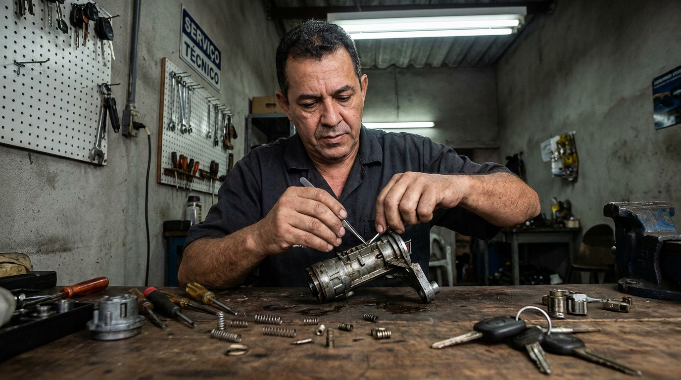 Troca de Segredo do Miolo da Porta profissional em Caxias do Sul‑RS